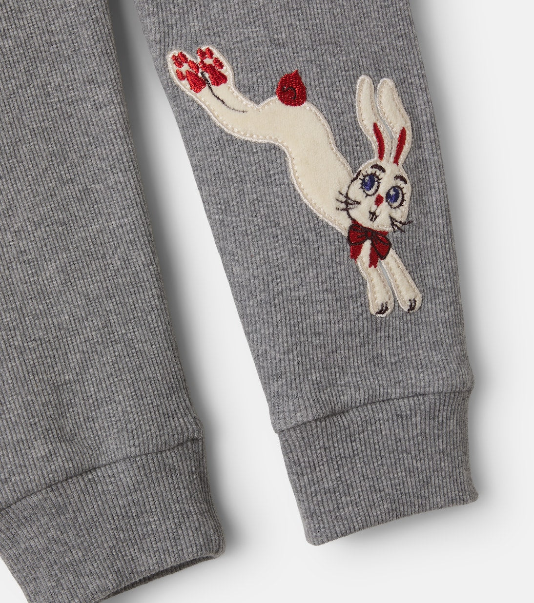 Mini Rodini - Patch-appliqué cotton-blend leggings