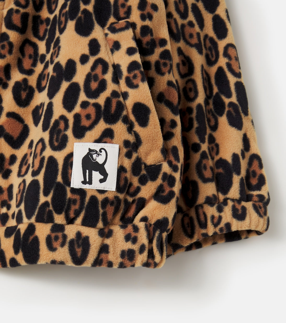 Mini Rodini - Leopard print fleece jacket