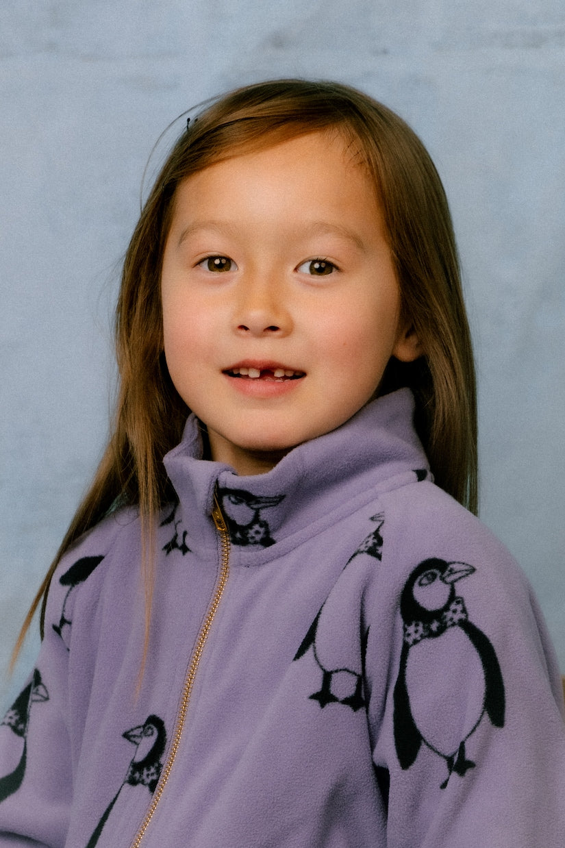 Mini Rodini - Printed fleece jacket