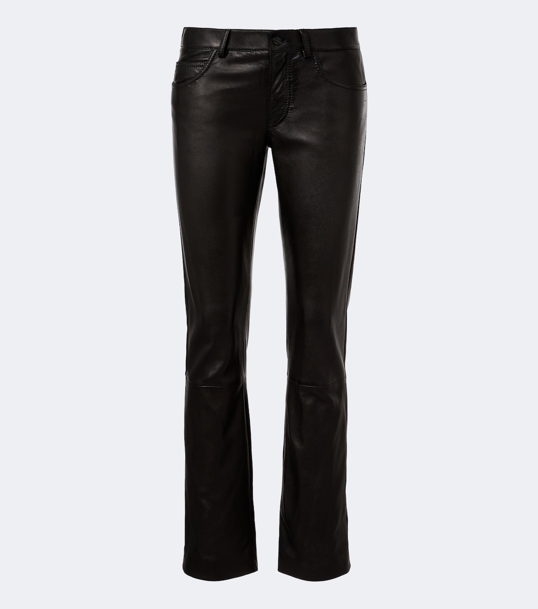 Gucci - Leather straight pants