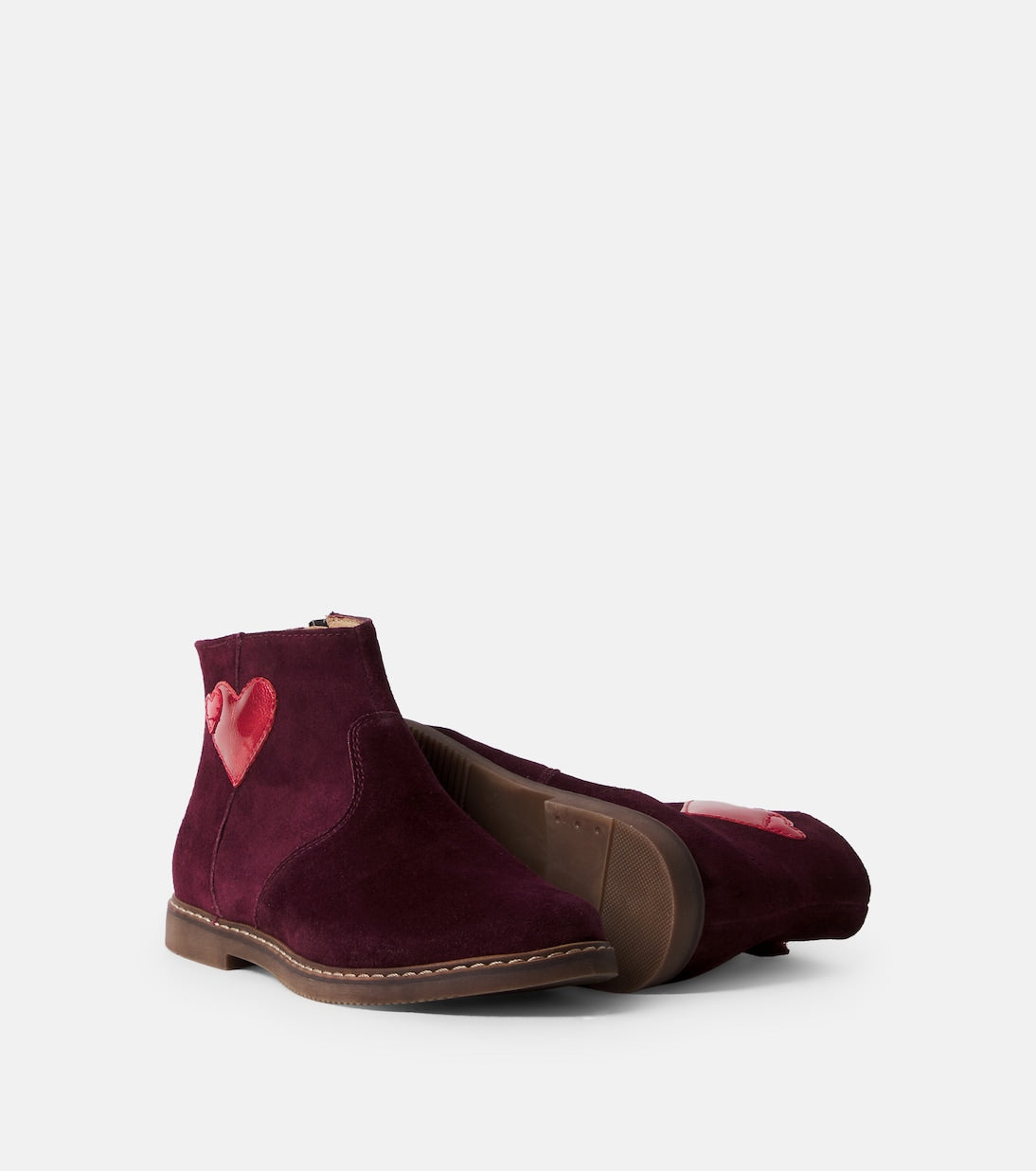 Pom d'Api - City Two Love patch-appliqué suede boots