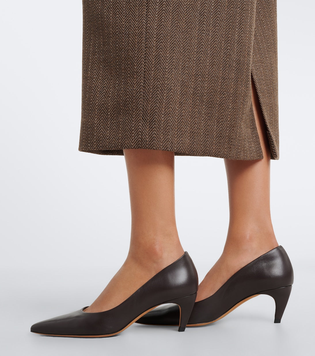 JUDE - Blade leather pumps