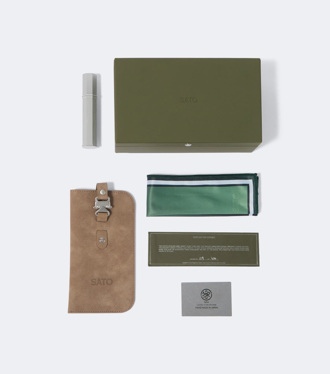 Sato - Cervantes rectangular sunglasses