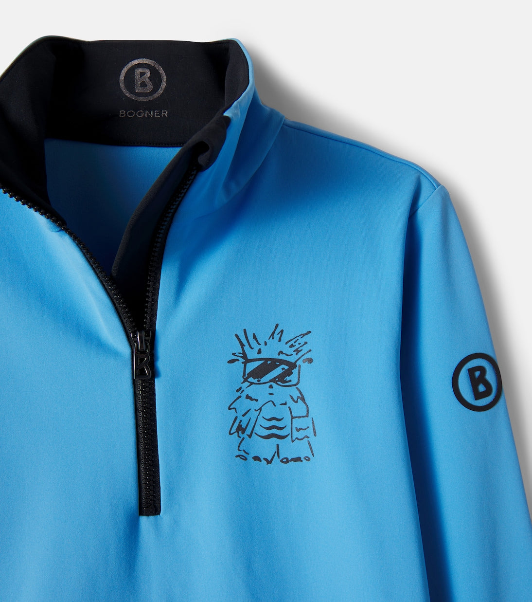 Bogner Kids - Printed half-zip ski top