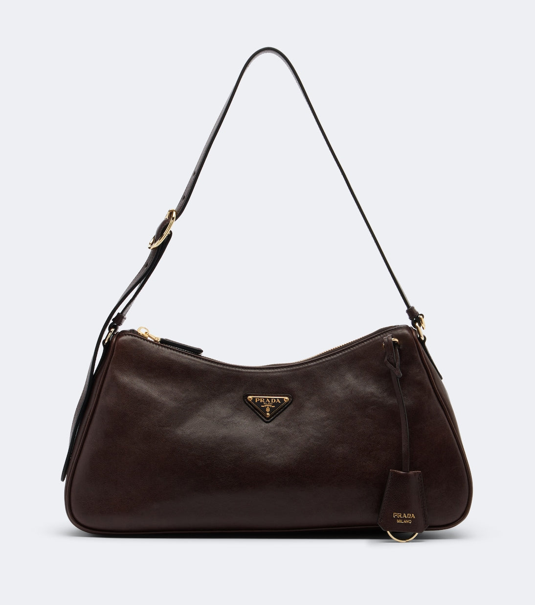 Prada - Prada Aimée Large leather shoulder bag