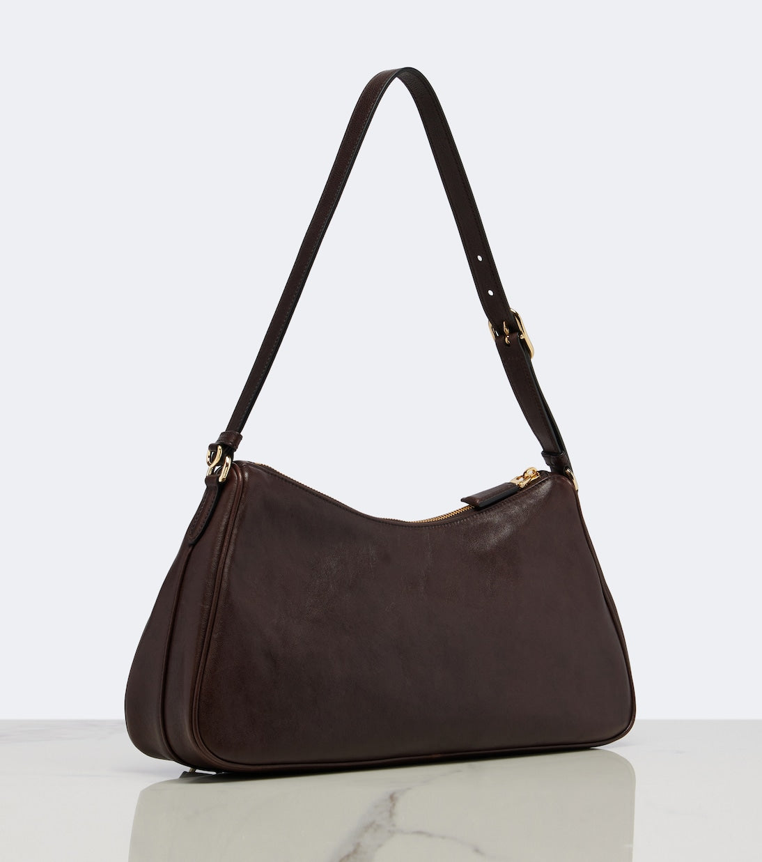 Prada - Prada Aimée Large leather shoulder bag