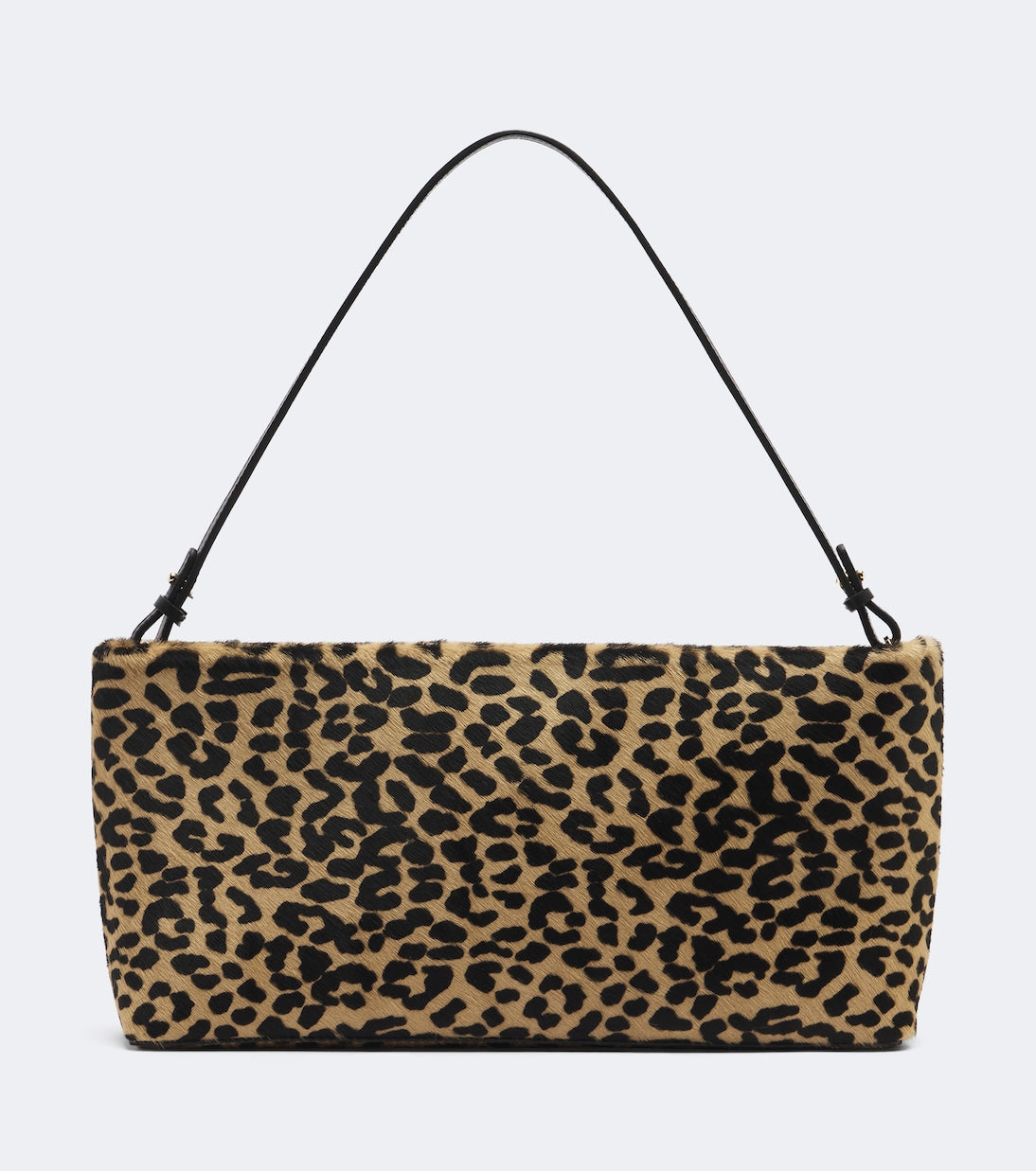 Amanu - Mali leopard-print calf hair clutch