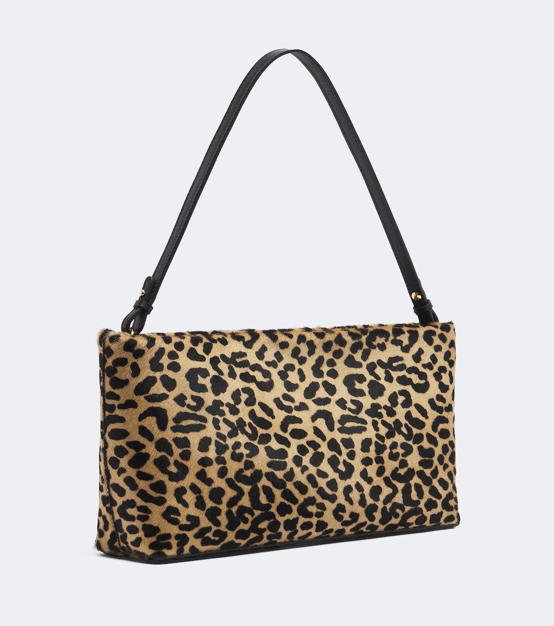 Amanu - Mali leopard-print calf hair clutch