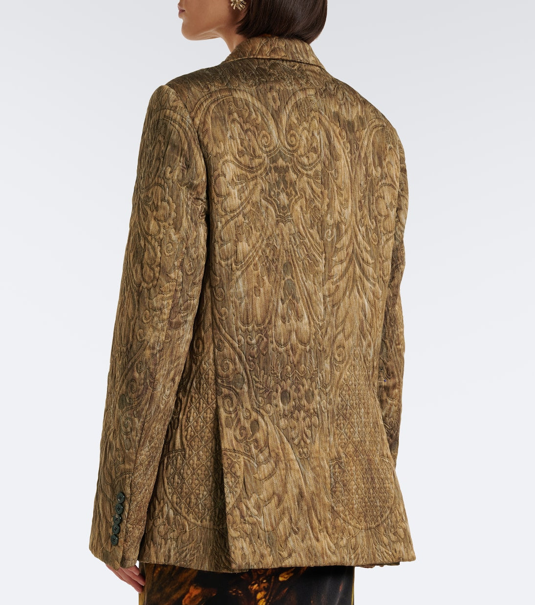 Dries Van Noten - Jacquard double-breasted jacket
