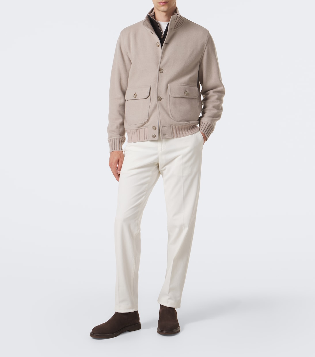 Fedeli - Cashmere bomber jacket