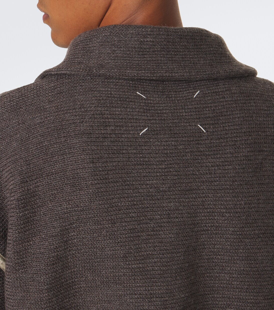 Maison Margiela - Wool zip-up sweater