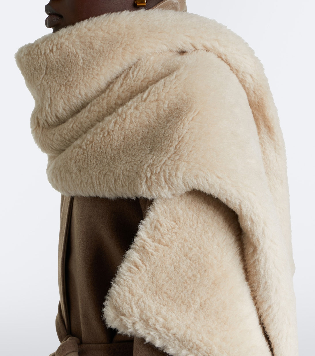 Max Mara - Shearling scarf