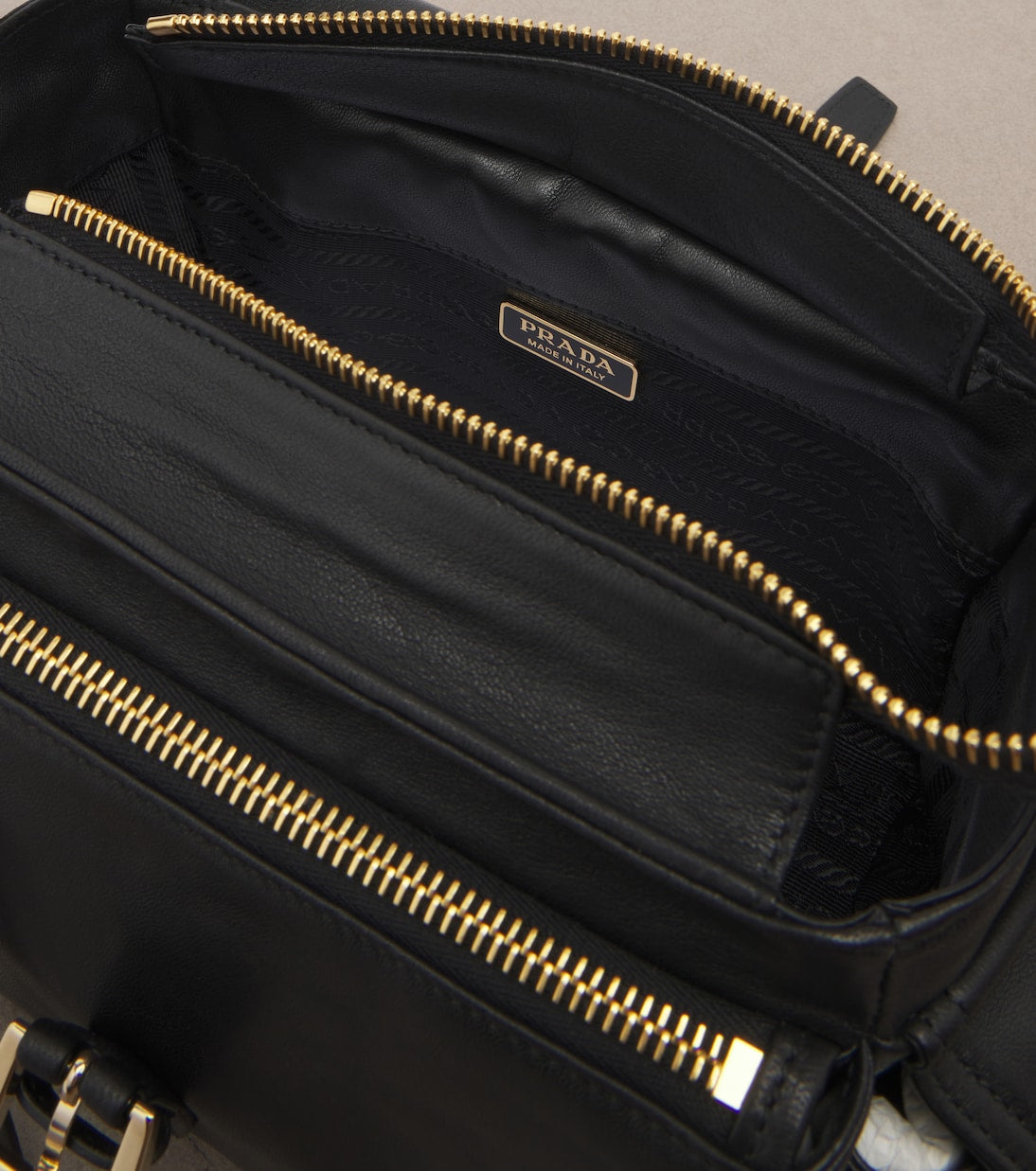 Prada - Prada Explore Mini leather shoulder bag