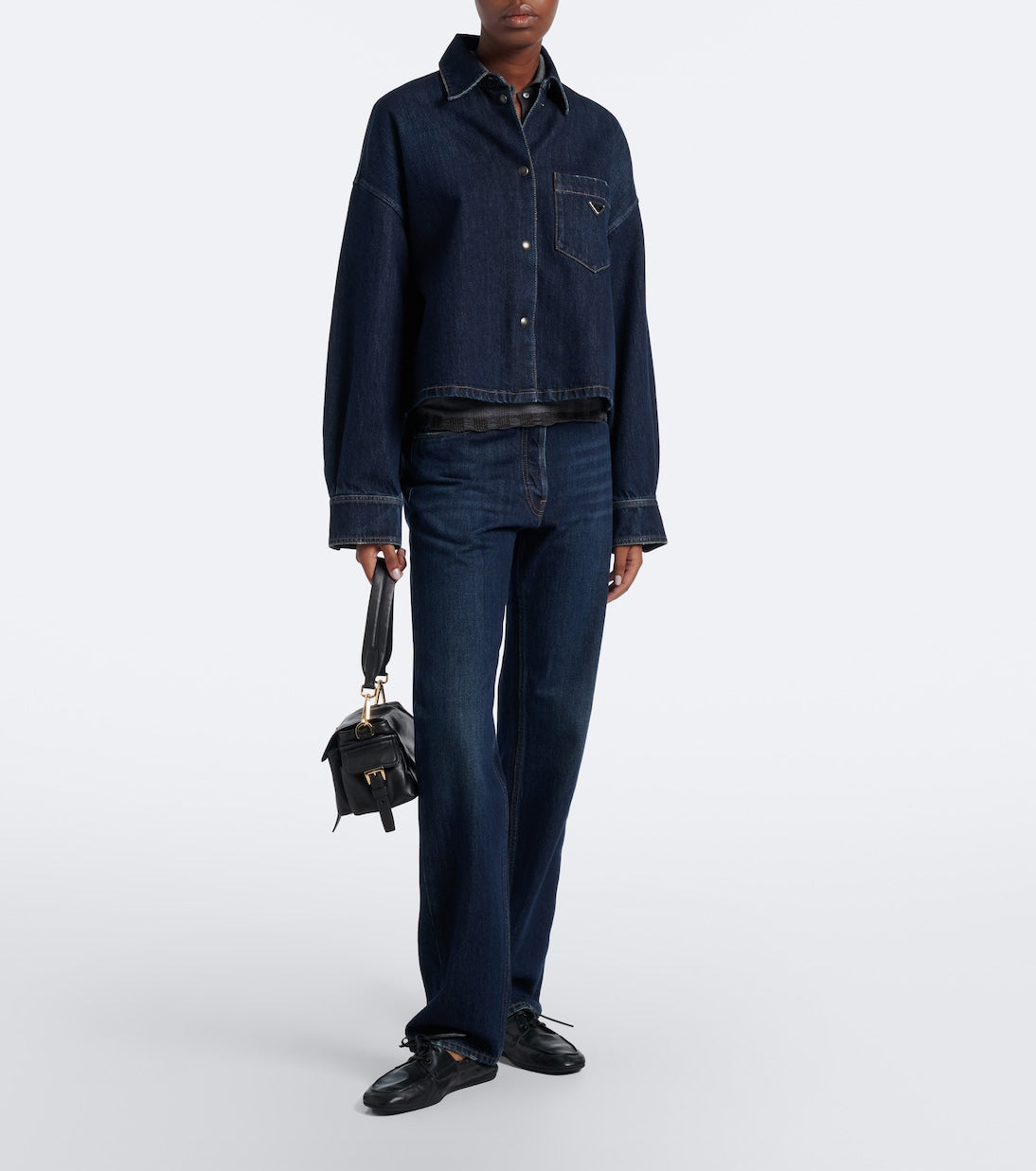 Prada - Prada Explore Mini leather shoulder bag