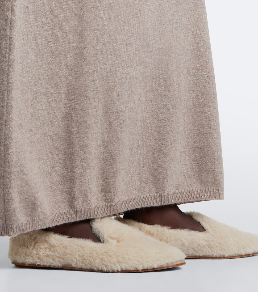 Max Mara - Shearling loafers