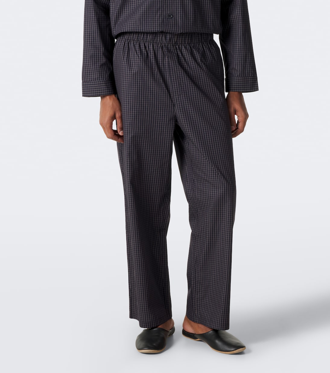 CDLP - Checked cotton pajama pants