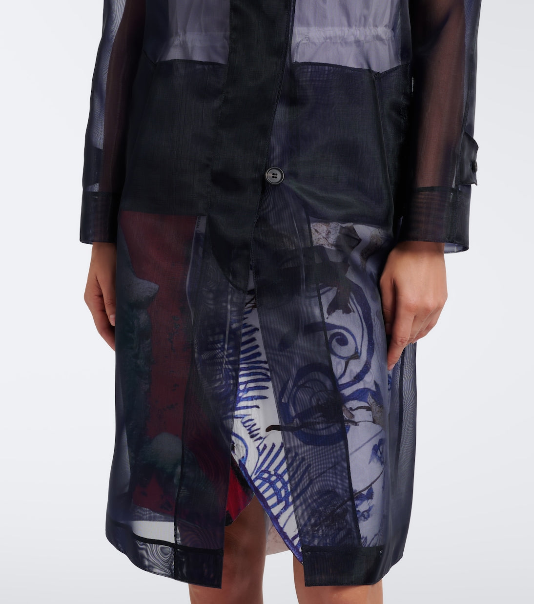 Prada - Semi-sheer coat