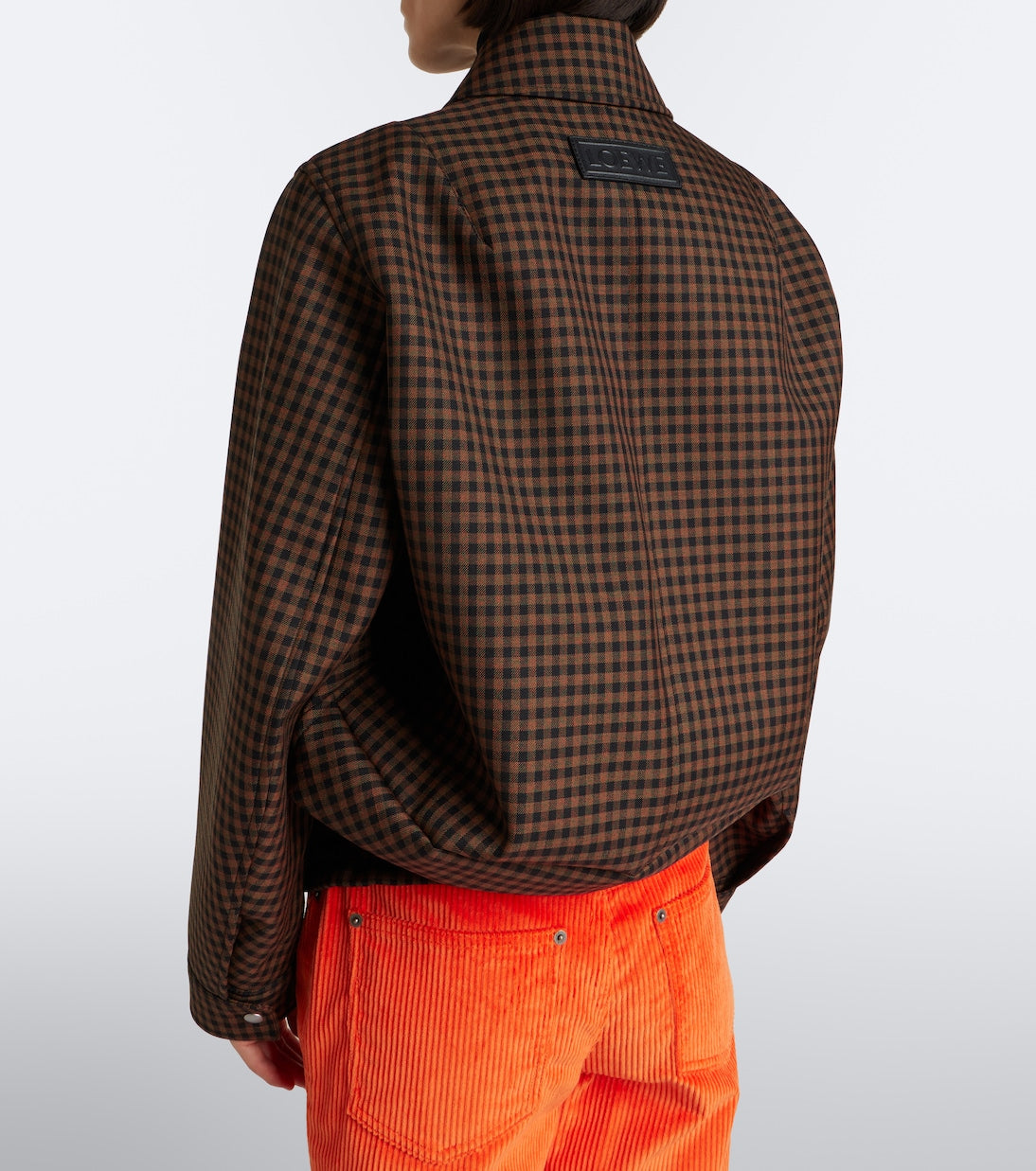 Loewe - Checked wool blouson jacket