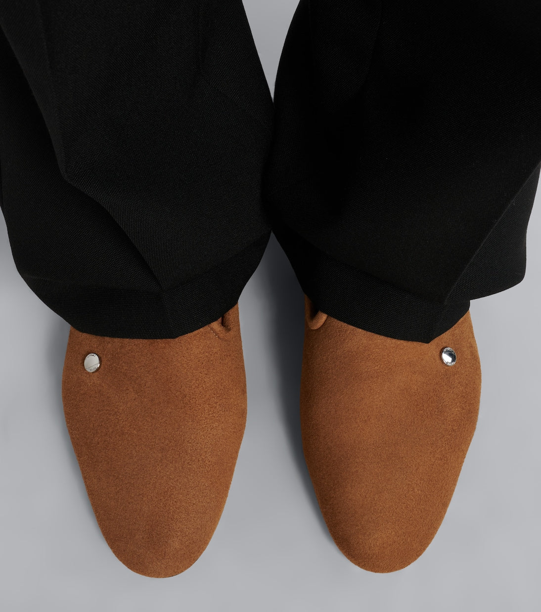 Toteme - Shearling-lined suede loafers