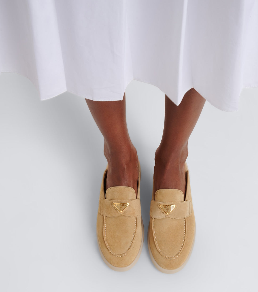 Prada - Suede mules