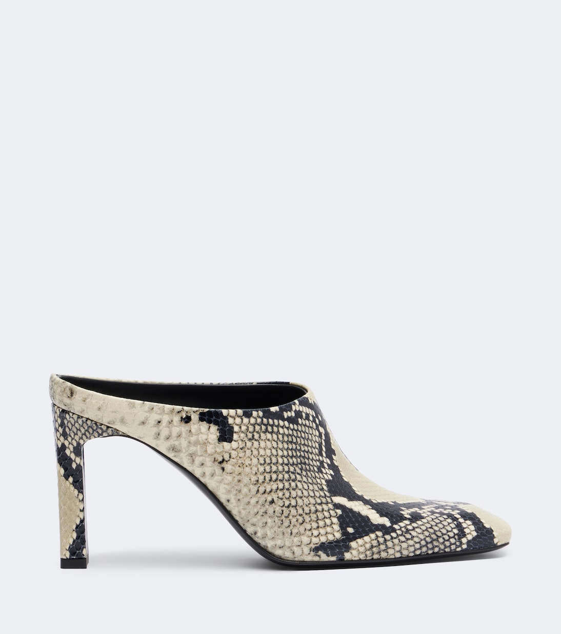Toteme - Snake-effect leather mules