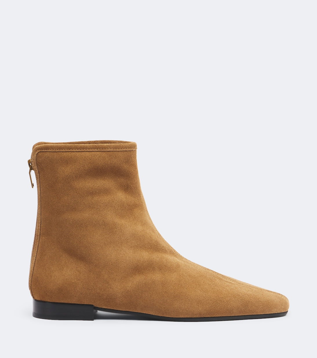 Toteme - Shearling-lined suede ankle boots