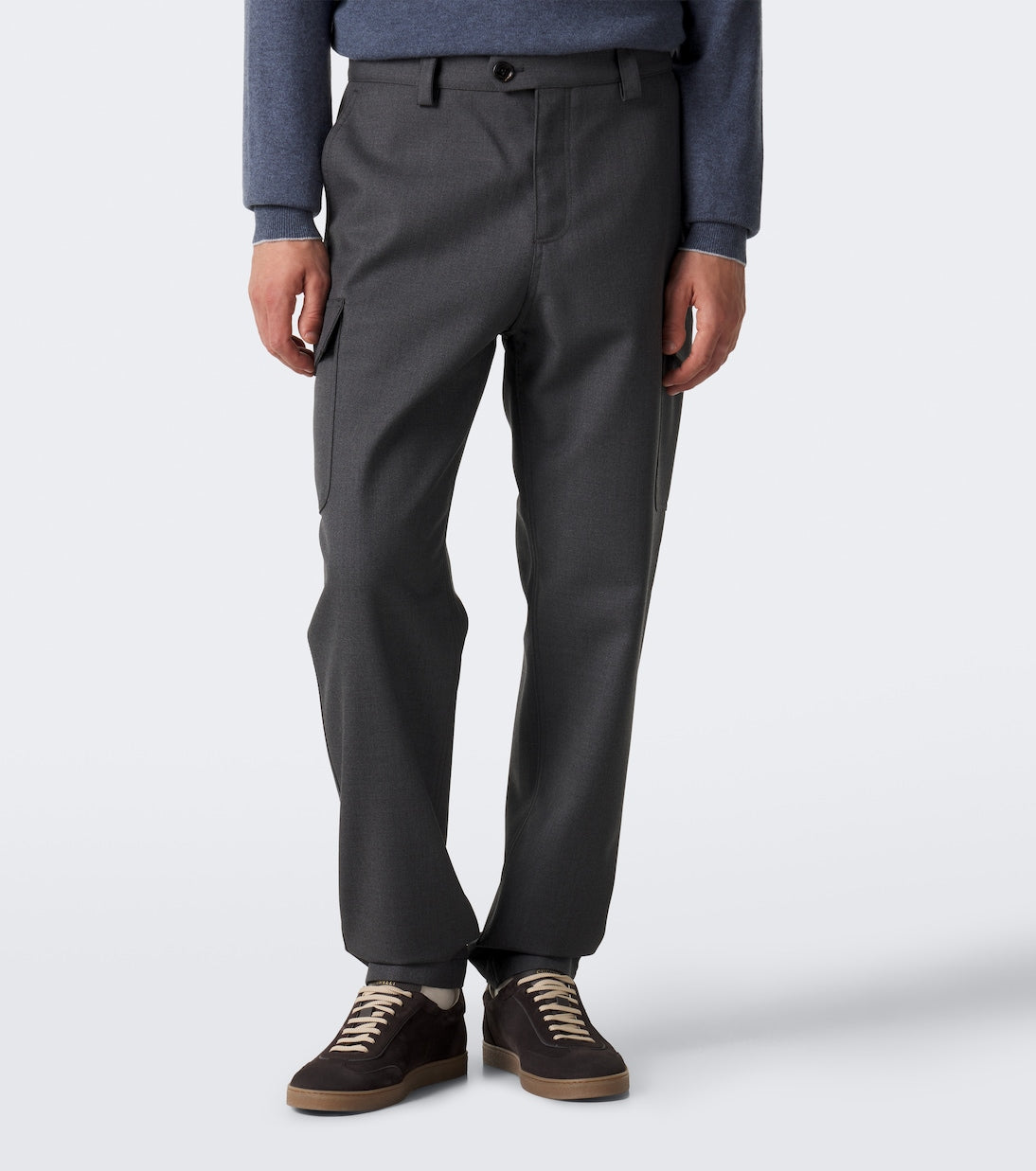 Brunello Cucinelli - Wool straight pants