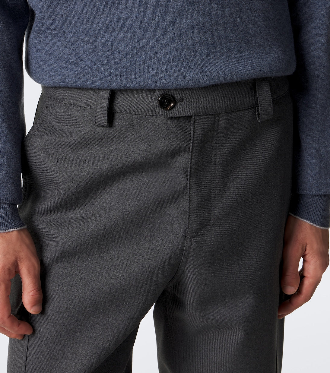 Brunello Cucinelli - Wool straight pants