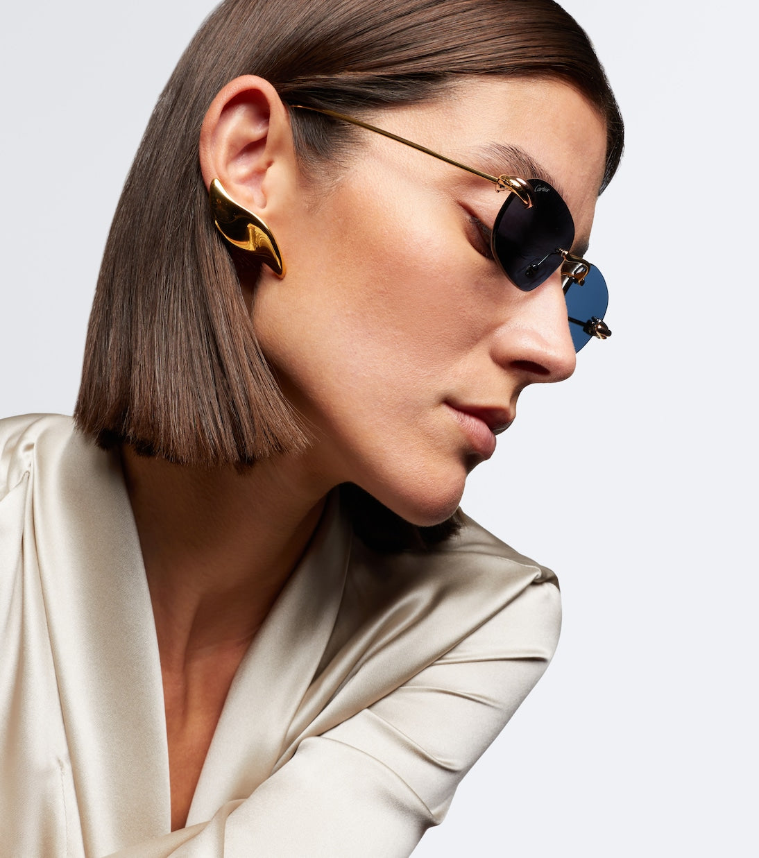 Cartier Eyewear Collection - Trinity De Cartier rectangular sunglasses