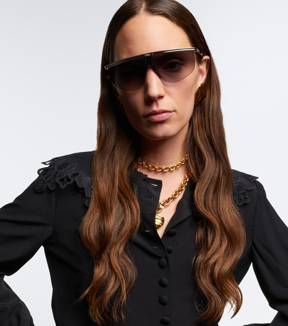 Chloé - Mask sunglasses