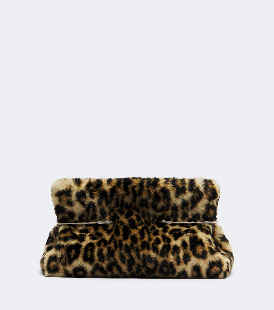 Givenchy - Pinch Soft leopard-print clutch