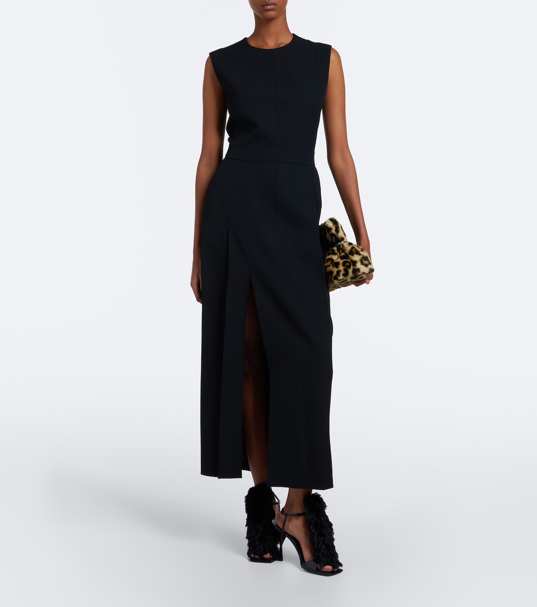 Givenchy - Pinch Soft leopard-print clutch