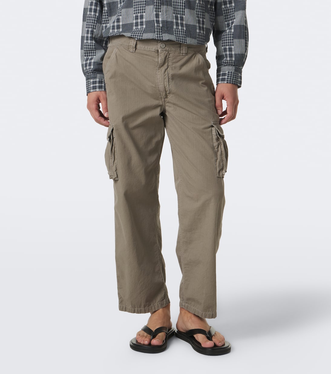 ERL - Cotton ripstop cargo pants