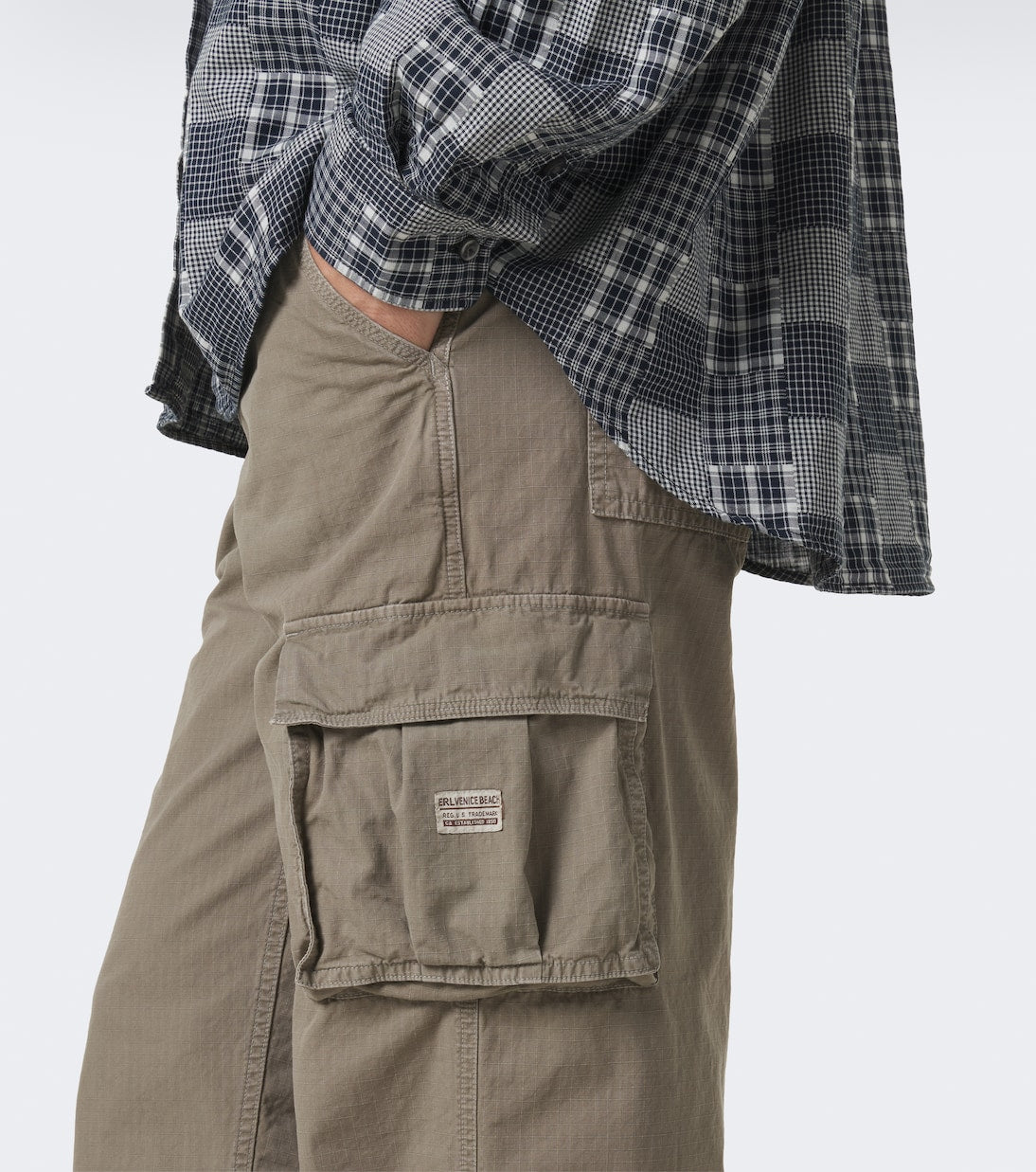 ERL - Cotton ripstop cargo pants