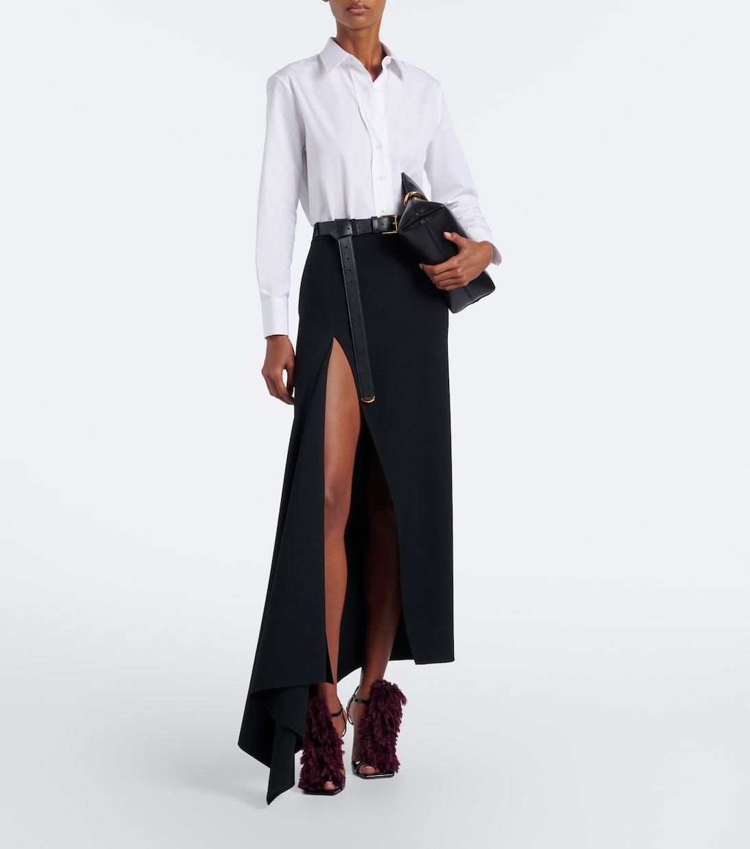 Givenchy - Pompom patent leather sandals