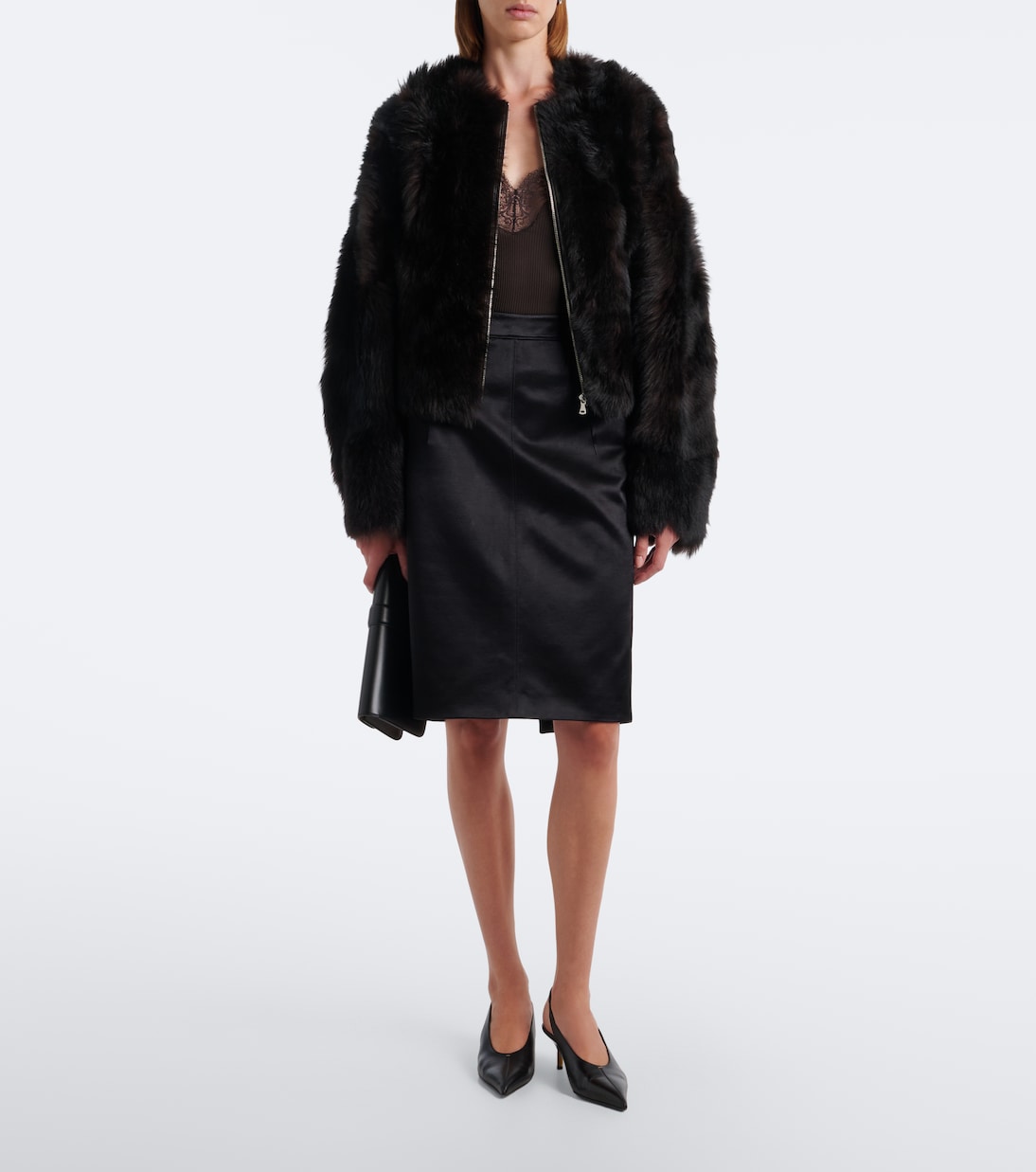 Nour Hammour - Dianne shearling jacket