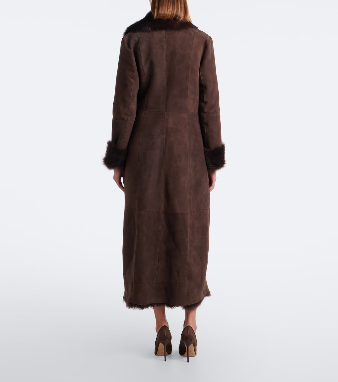 Nour Hammour - Joni shearling wrap coat