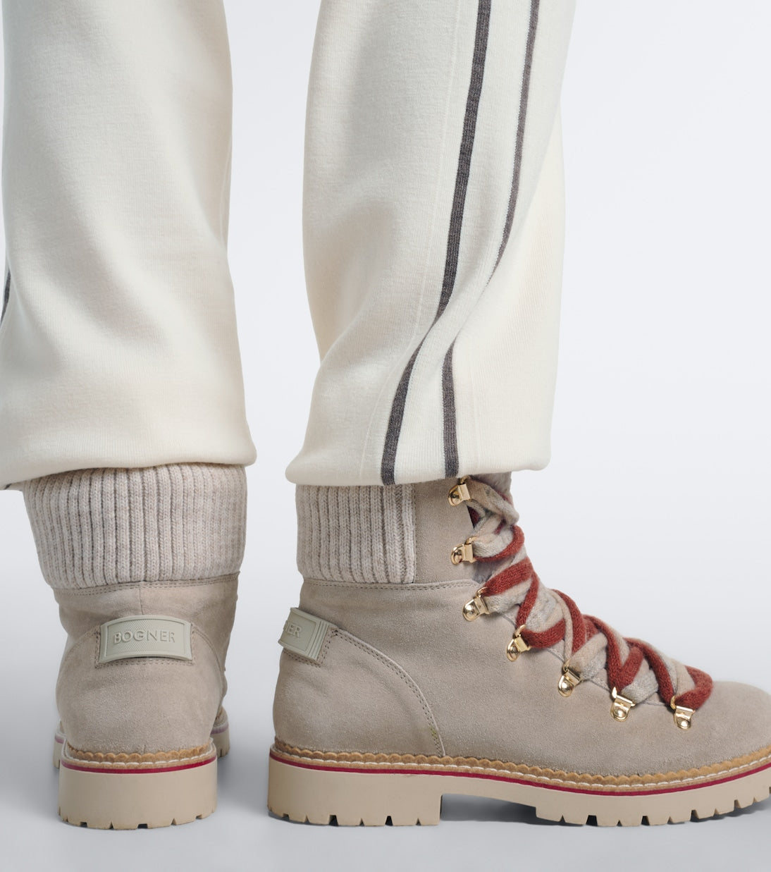 Bogner - Andermatt shearling-lined suede ankle boots
