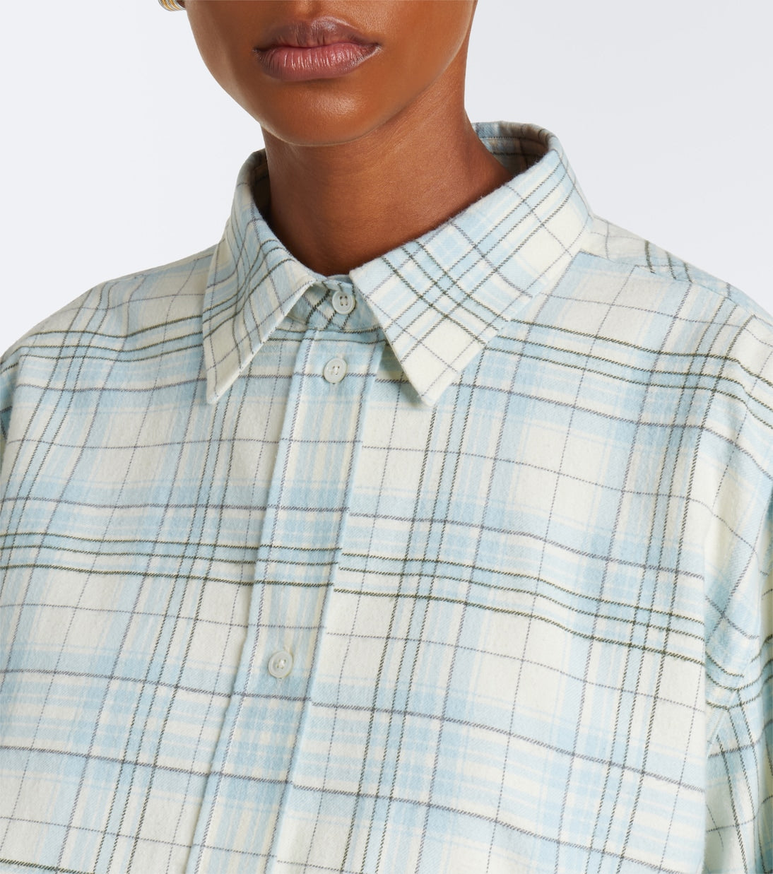 Róhe - Checked cotton shirt