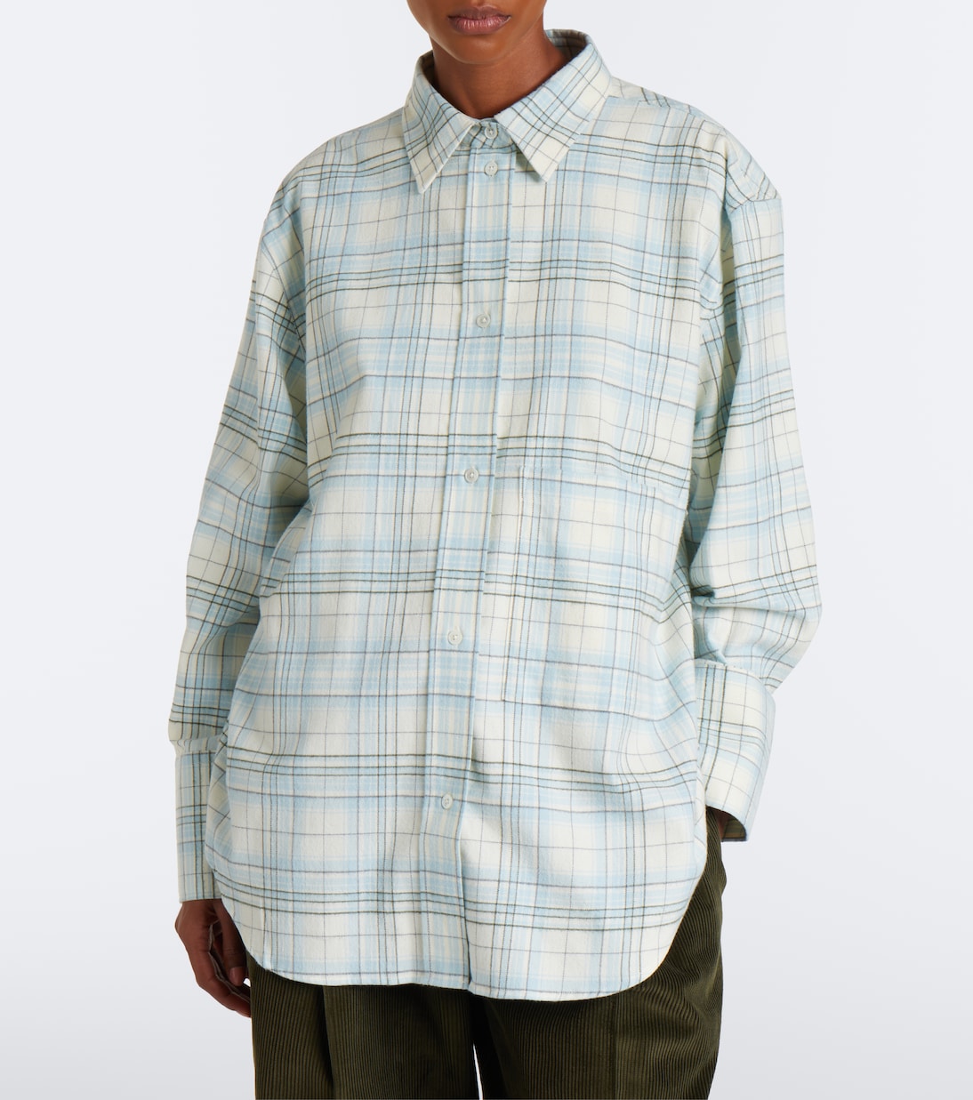 Róhe - Checked cotton shirt