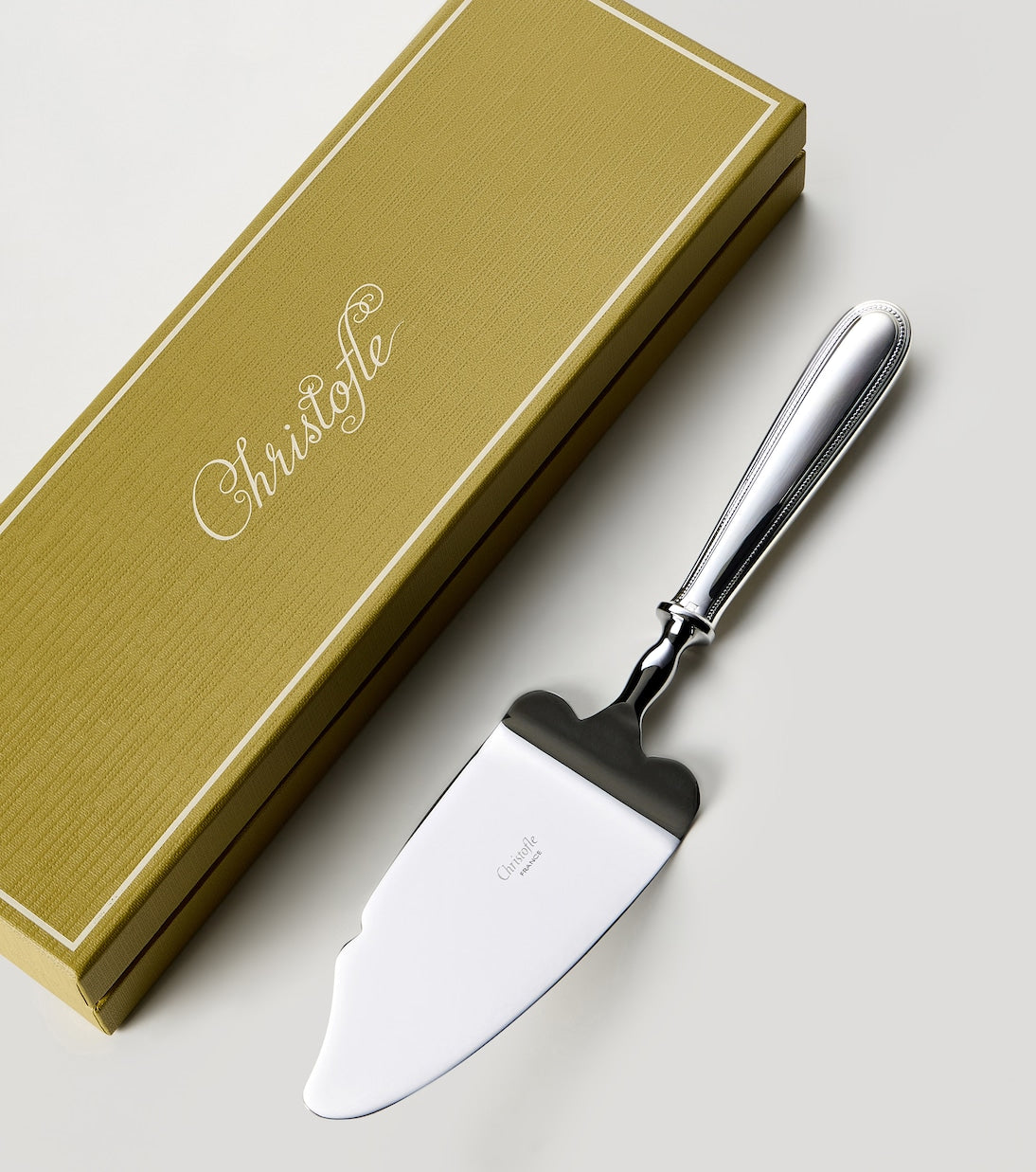 Christofle - Perles silver-plated cake server