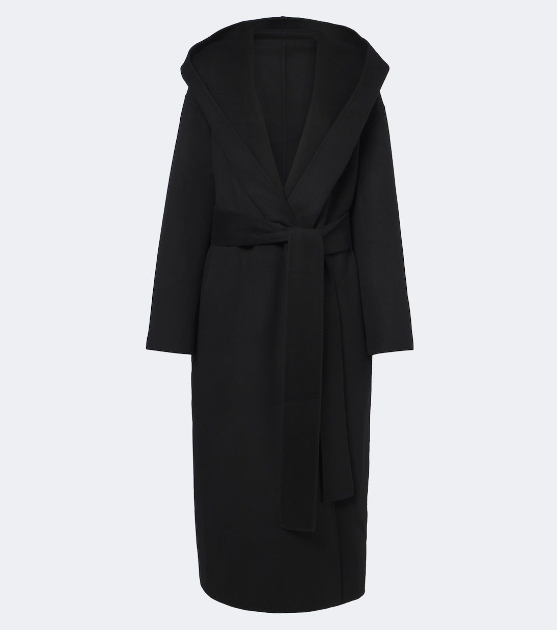 Toteme - Hooded wool wrap coat