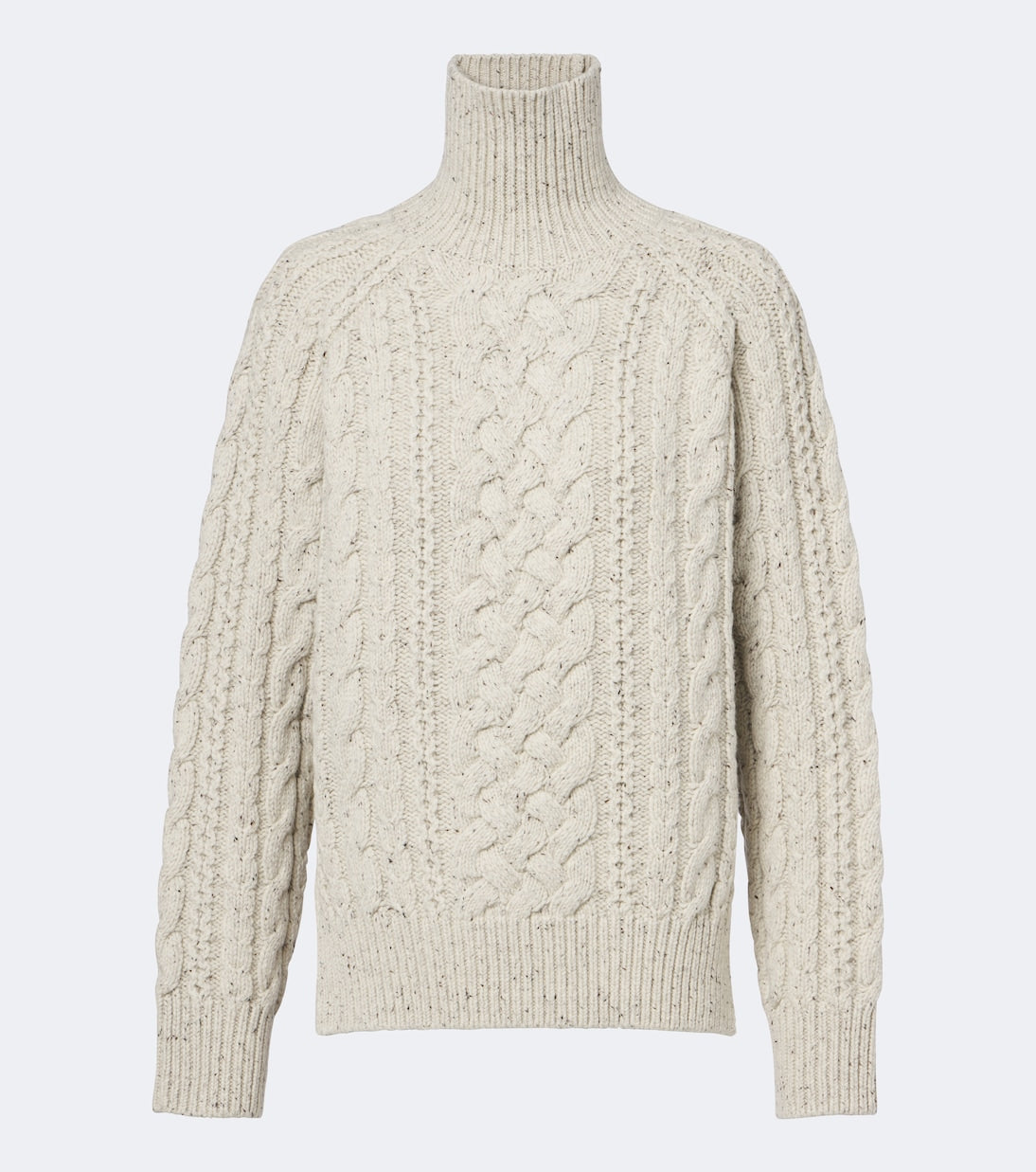 Toteme - Cable-knit wool turtleneck sweater