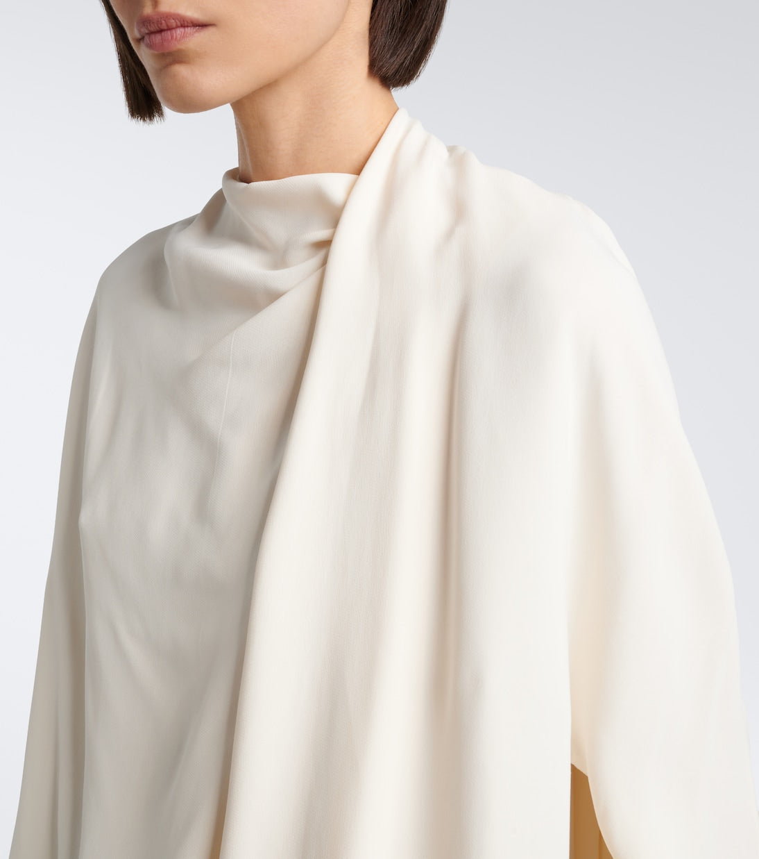 Toteme - Draped cady blouse