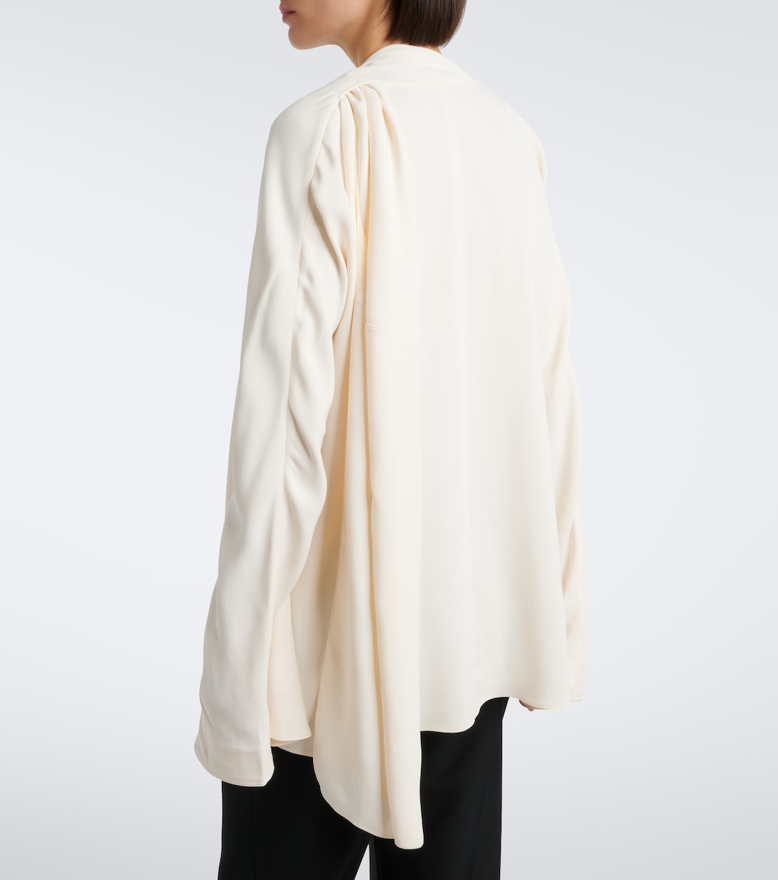 Toteme - Draped cady blouse