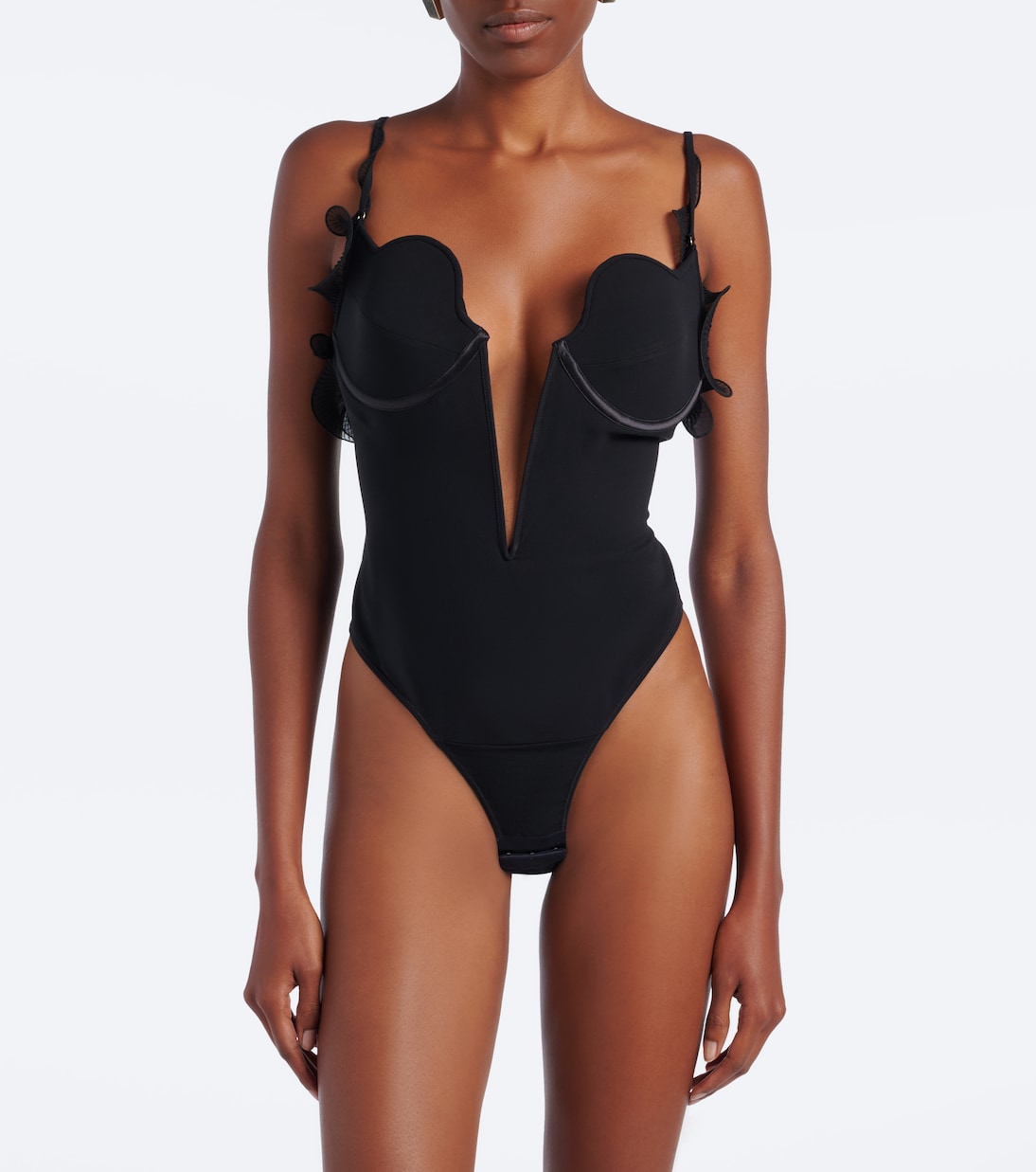 Tom Ford - Ruffled silk bodysuit