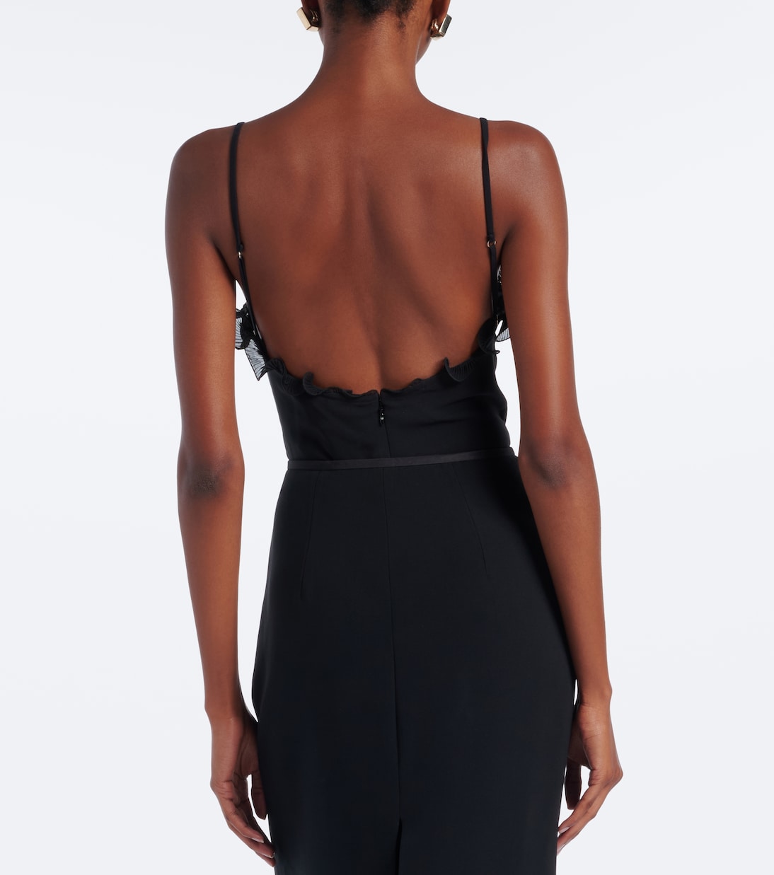 Tom Ford - Ruffled silk bodysuit