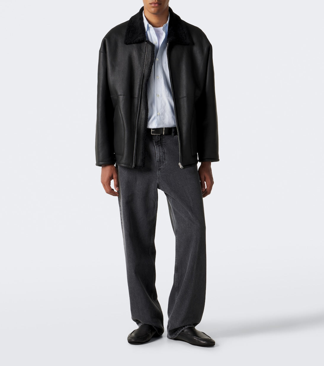 Auralee - Reversible shearling jacket