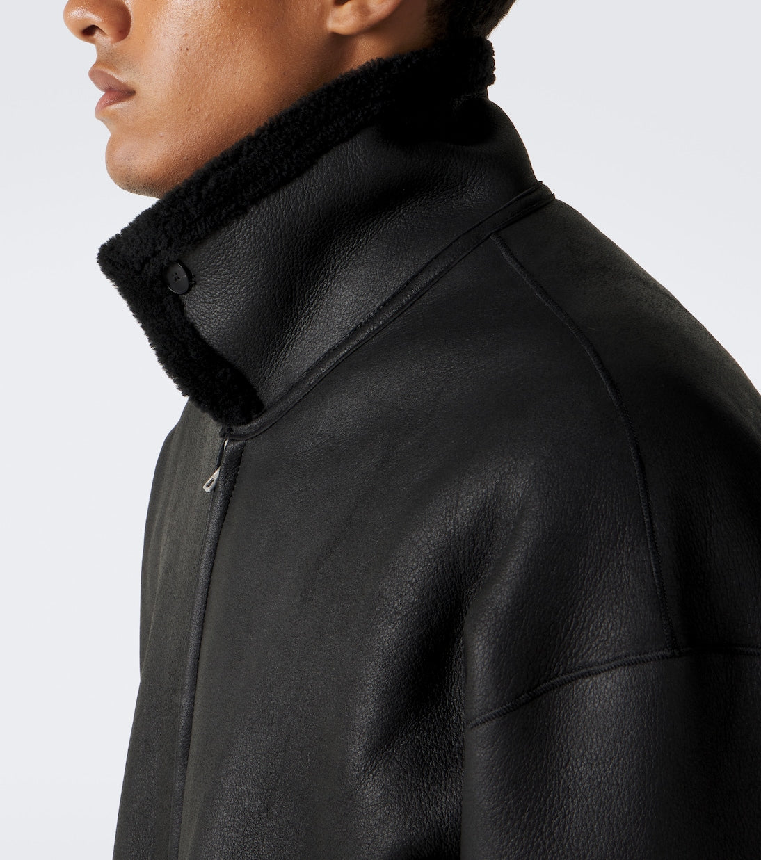 Auralee - Reversible shearling jacket
