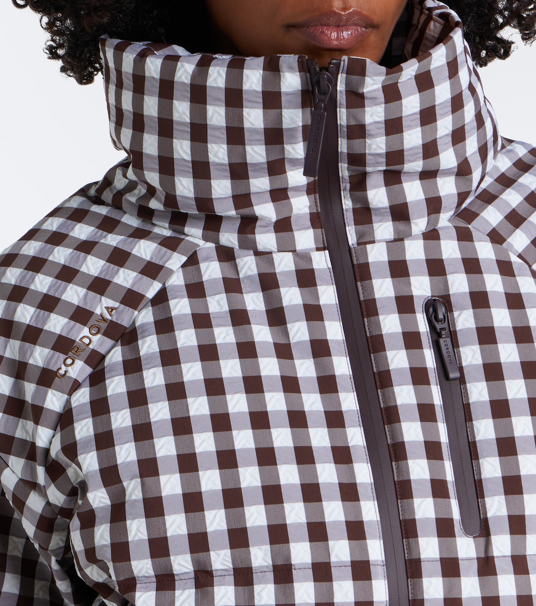 Cordova - Cortina gingham ski jacket